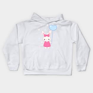 Balloon bunny Kids Hoodie